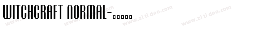 Witchcraft Normal字体转换